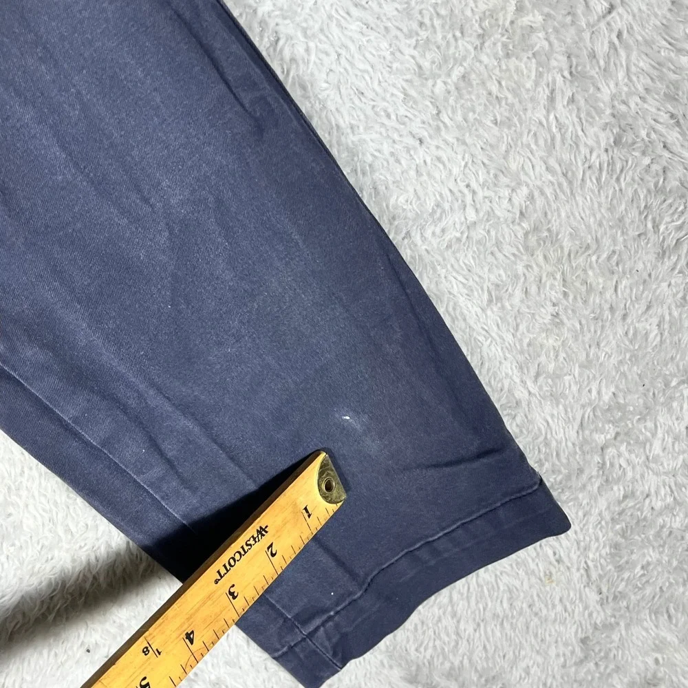 Banana Republic Aiden Chino Mens 31x30 Navy Blue Slim Fit Cotton Twill Pants